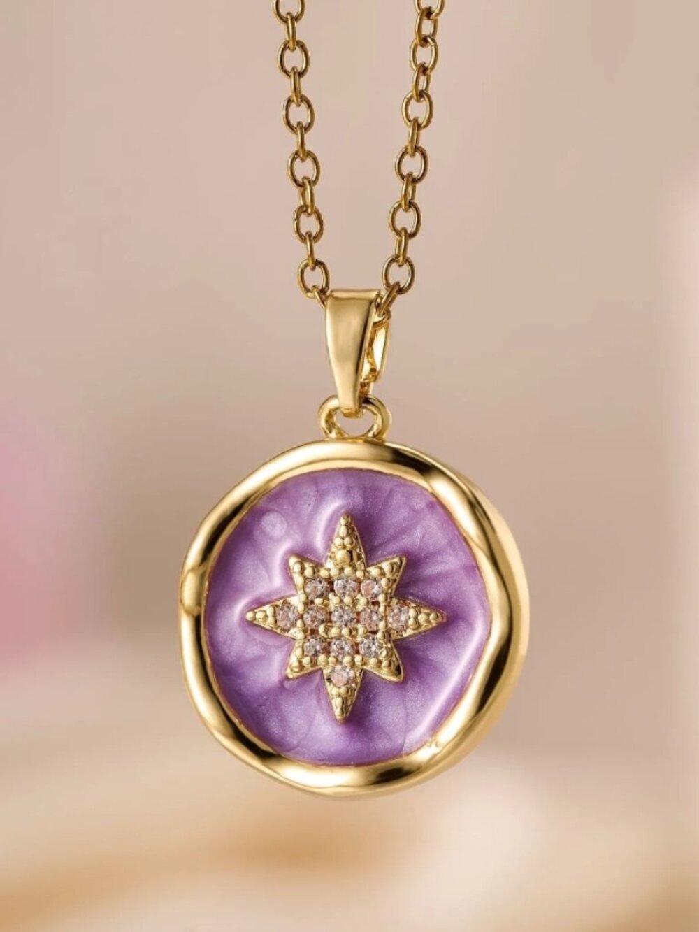 Star stainless steel necklace